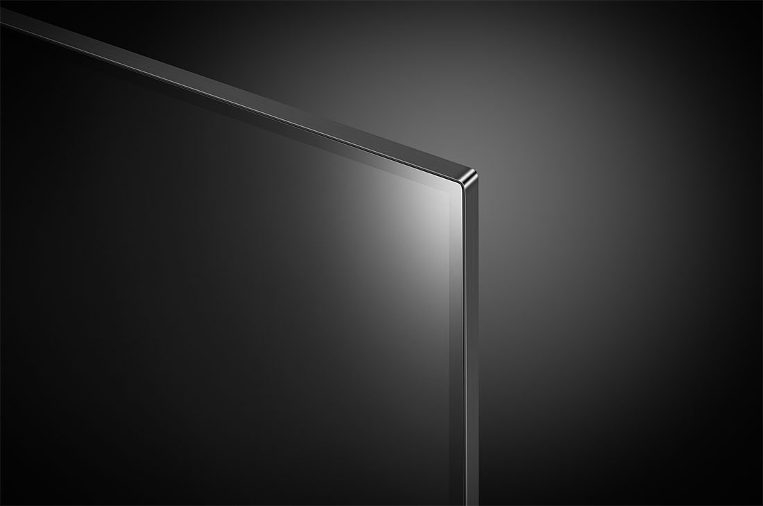 LG OLED evo TV 55 Inch C2 series, Cinema Screen, Close up of the ultra-slim top edge , OLED55C26LA, thumbnail 11