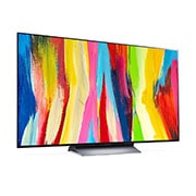 LG OLED evo TV 55 Inch C2 series, Cinema Screen, View of the vast screen, OLED55C26LA, thumbnail 6