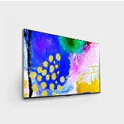 LG OLED evo TV 65 Inch G2 series, Gallery Design 4K Cinema HDR webOS22 with ThinQ AI Pixel Dimming, Slightly-angled side view, OLED65G26LA, thumbnail 4