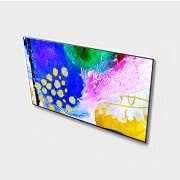 LG OLED evo TV 77 Inch G2 series, 4K Cinema, Angled view from above, OLED77G26LA, thumbnail 7