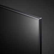 LG QNED 55 Inch TV, Magic remote, HDR, WebOS, 4K Active HDR Cinema Screen Design from QNED80 Series, close-up view of panel, 55QNED806QA, thumbnail 6