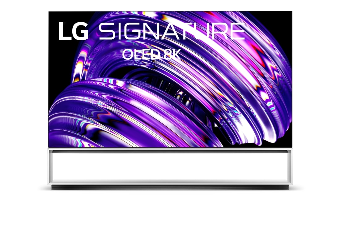 LG OLED TV 88 Inch Z2 series, Cinema Screen Design 4K Cinema HDR webOS22 with ThinQ AI 8K Pixel Dimming, Front view , OLED88Z26LA, thumbnail 6