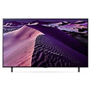LG QNED 75 Inch TV With 4K Active HDR Cinema Screen Design from the QNED85 Series, 75QNED856QA_front view with infill image, 75QNED856QA, thumbnail 2