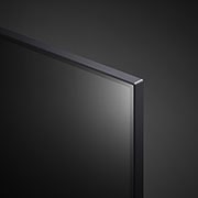 LG QNED 75 Inch TV With 4K Active HDR Cinema Screen Design from the QNED85 Series, 75QNED856QA_close-up view of panel, 75QNED856QA, thumbnail 6