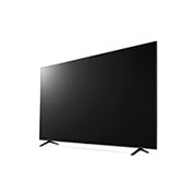 LG QNED 75 Inch TV With 4K Active HDR Cinema Screen Design from the QNED90 Series, 30 degree side view , 75UQ90006LC, thumbnail 3