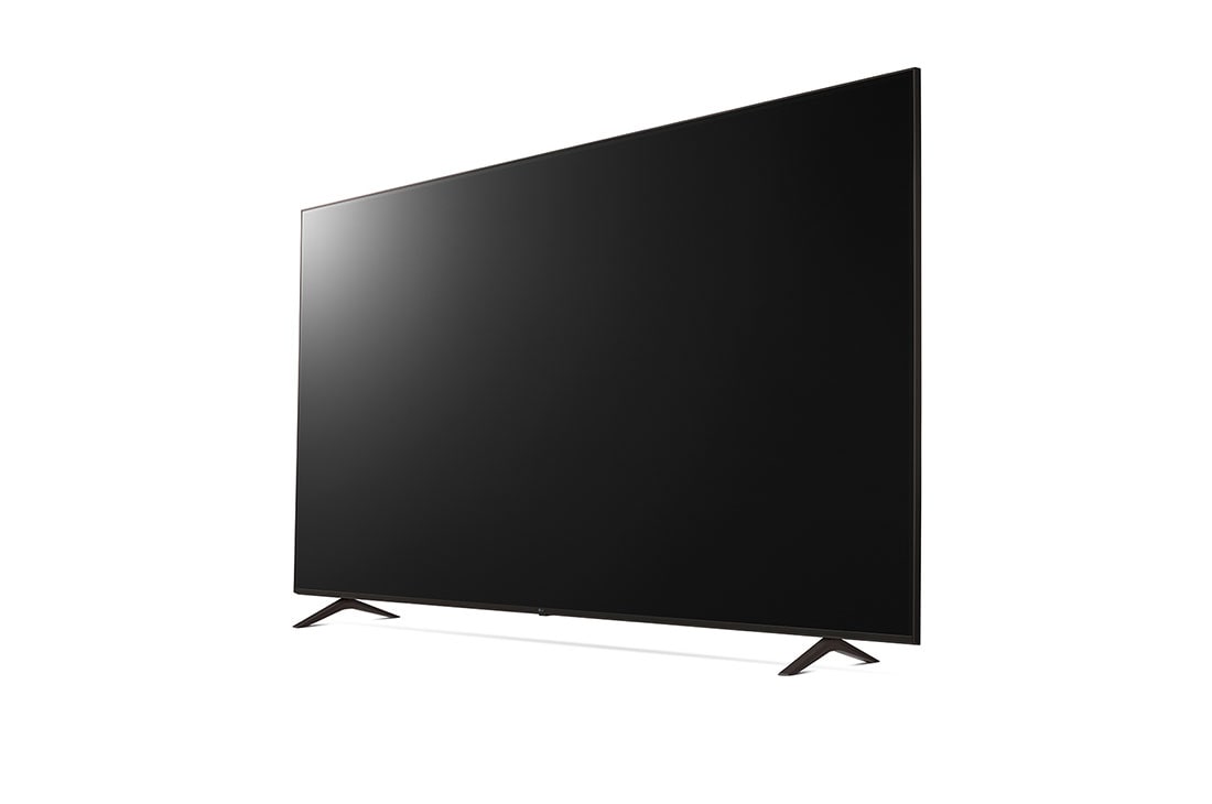 LG UHD 4K TV 86 Inch UQ90 Series, Cinema Screen Design 4K Active HDR webOS22 with ThinQ AI , 30 degree side view , 86UQ90006LC, thumbnail 3
