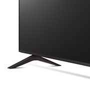 LG UHD 4K TV 86 Inch UQ90 Series, Cinema Screen Design 4K Active HDR webOS22 with ThinQ AI , close-up view of Stand, 86UQ90006LC, thumbnail 6