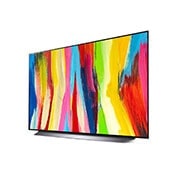 LG OLED evo 48 Inch TV With 4K Active HDR Cinema Screen Design from the C2 Series, View of the vast display, OLED48C26LA, thumbnail 3