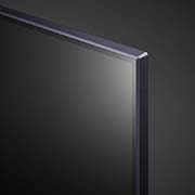 LG NanoCell 55 Inch TV With 4K Active HDR Cinema Screen Design from the NANO84 Series, close-up view of panel, 55NANO846QA, thumbnail 6