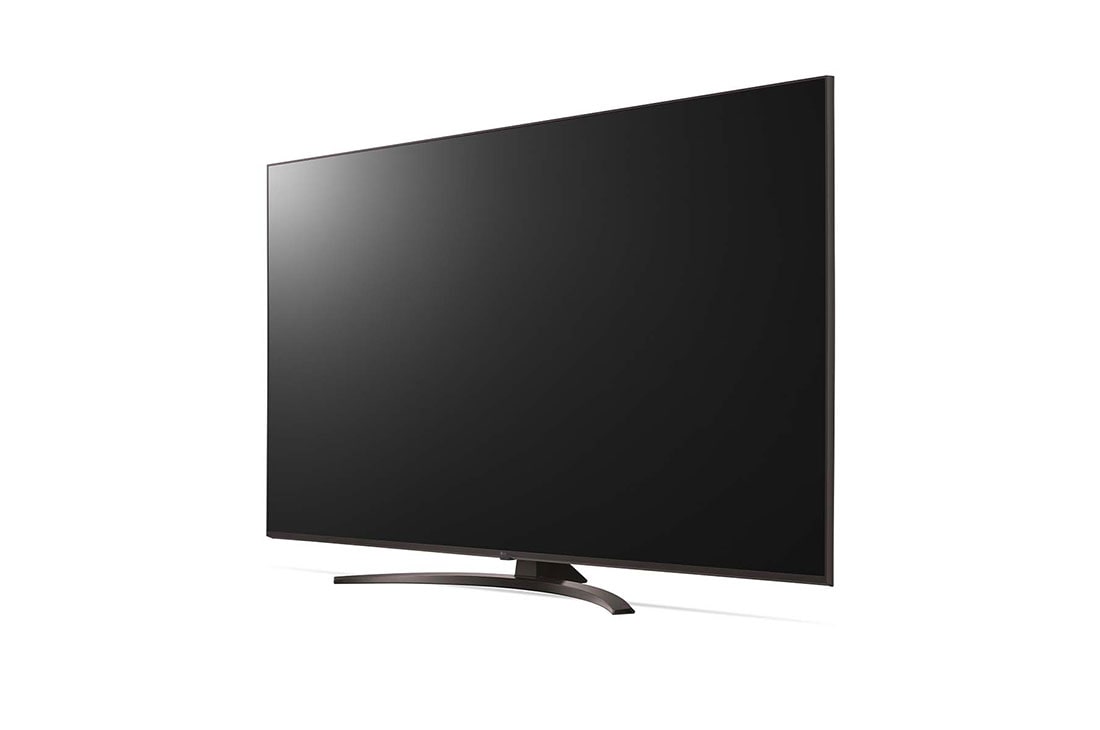 LG UHD 55 Inch TV With 4K Active HDR Cinema Screen Design from the UQ91 Series, 30 degree side view , 55UQ91006LC, thumbnail 3