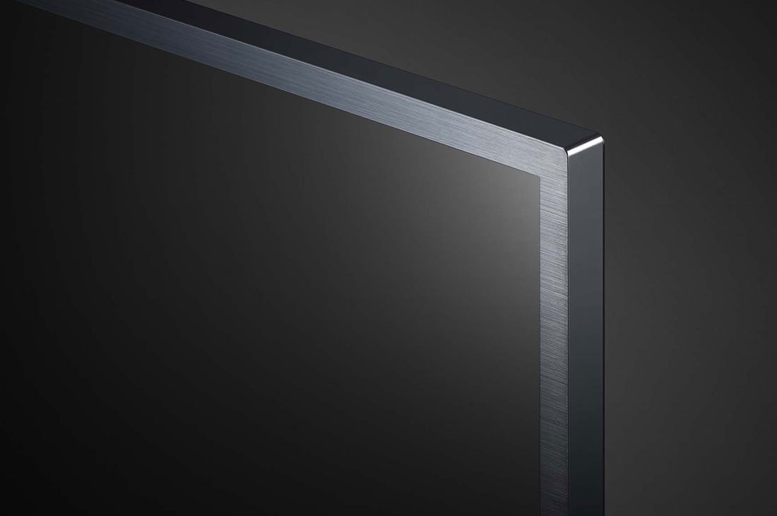 LG UHD 55 Inch 4K TV, Cinema Screen Design, Smart TV With ThinQ AI & WebOS, close-up view of panel, 55UQ75006LG, thumbnail 8