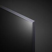 LG QNED TV 65 Inch QNED91 Series, Cinema Screen Design 4K Cinema HDR webOS22 With ThinQ AI Mini LEDs, close-up view of panel, 65QNED916QA, thumbnail 6