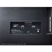 LG OLED TV 65 Inch CS Series, Cinema Screen, Back panel View with details of antenna cable and LAN, OLED65CS6LA, thumbnail 12