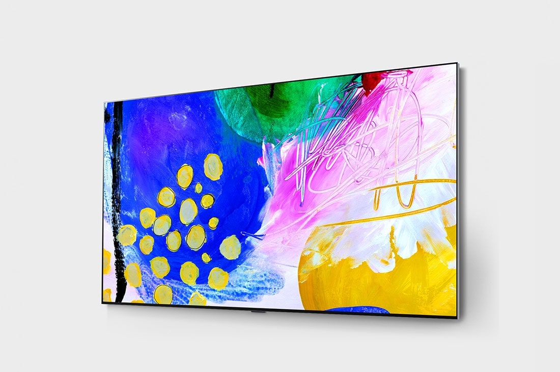 LG G2 97 inch evo Gallery Edition, View of the vast display, OLED97G26LA, thumbnail 2