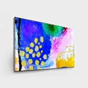 LG G2 97 inch evo Gallery Edition, Slightly-angled side view, OLED97G26LA, thumbnail 4