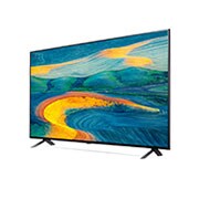 LG QNED7S 65 inch TV, ThinQ AI & WebOS, 30 degree side view with infill image, 65QNED7S6QA, thumbnail 2
