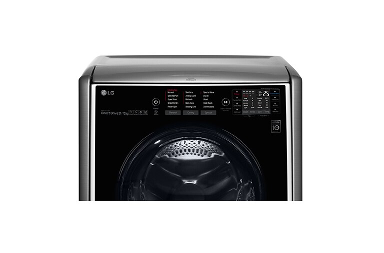 LG TWINWash™ , Washer & Dryer, 24.5 / 12 Kg, 6 Motion Direct Drive, TrueSteam™, ThinQ, FH0C9CDHK72_F70E1UDNK12, thumbnail 3