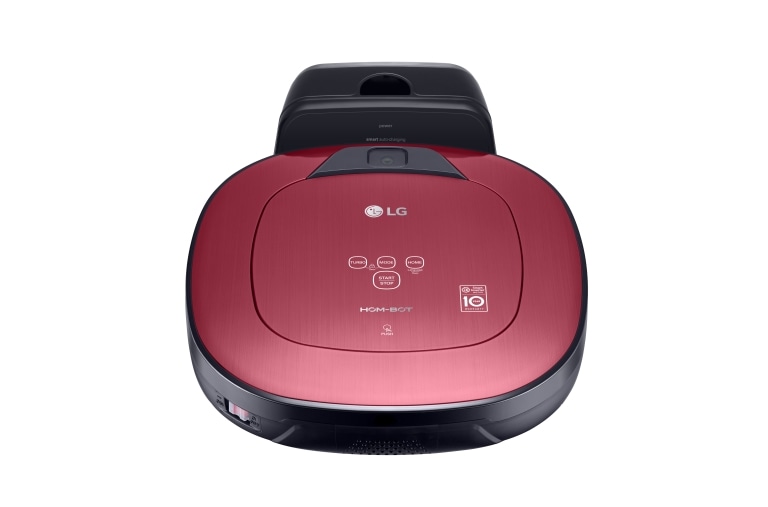 LG HOM-BOT Vacuum Cleaner, Digital Bumper, Longer Side Brushes, Low Noise, Smart Diagnosis, VR6570LVM, thumbnail 3