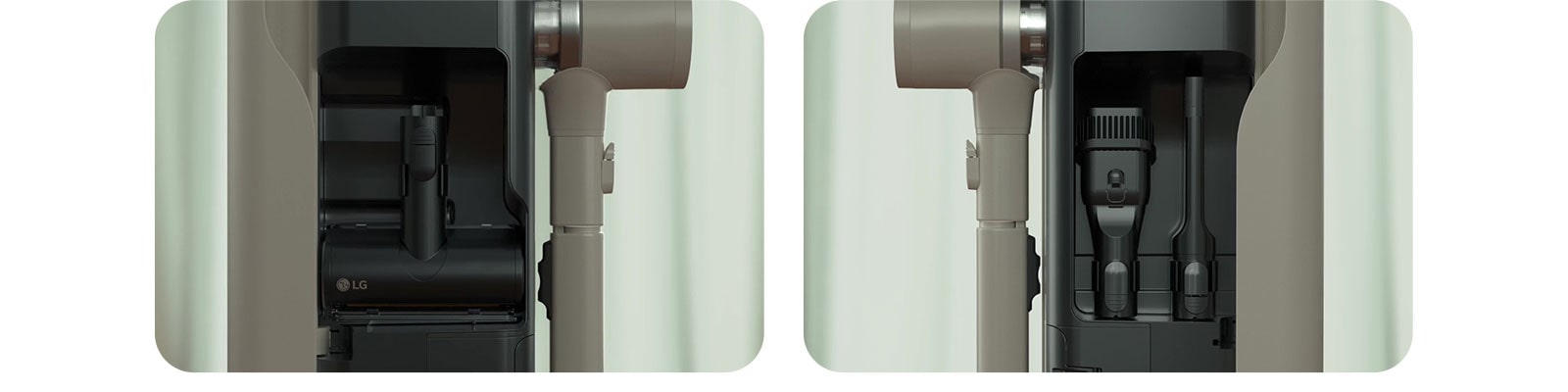 Accessory Storage is shown on the left and right sides of the Ducking Station.