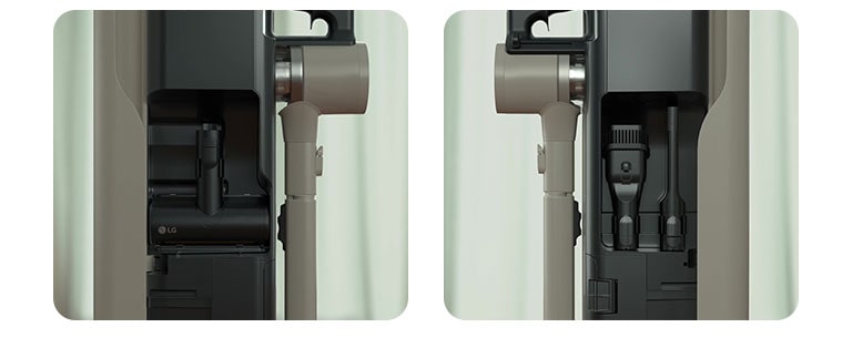 Accessory Storage is shown on the left and right sides of the Ducking Station.