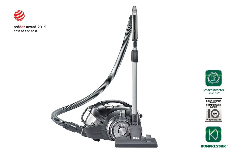 LG Cordless vacuum cleaner with Kompressor and Robosense technology, VR94070NCAQ