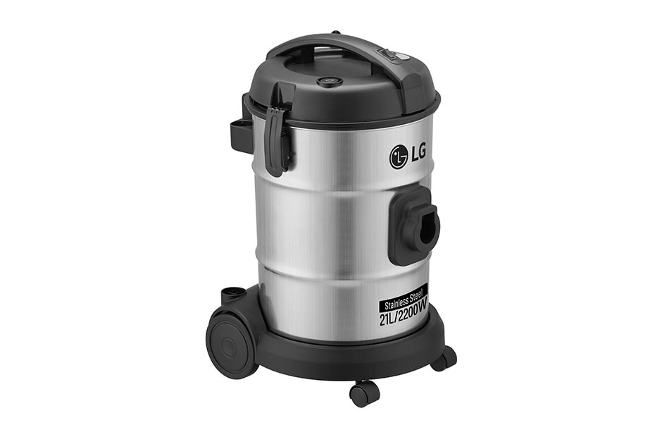 LG Drum Vacuum Cleaner, 21L, 2000W, Stainless Steel, VP8620NNT, thumbnail 2