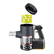 LG  LG Cordless Vacuum Cleaner, A9N-CORE, IronGrayFilter, A9N-CORE, thumbnail 6