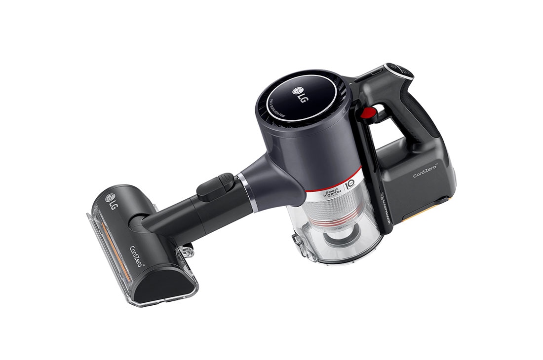 LG CordZero™ A9K-CORE2 Cordless Vacuum Cleaner, Black, Powerful Suction, Kompressor® , View of handy power bedding nozzle, A9K-CORE2, thumbnail 14