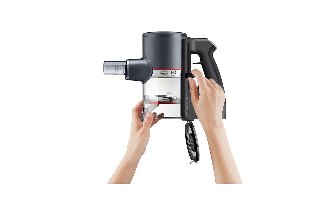 LG CordZero™ A9K-CORE2 Cordless Vacuum Cleaner, Black, Powerful Suction, Kompressor® , View of Kompressor, A9K-CORE2, thumbnail 6
