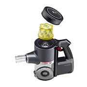 LG CordZero™ A9K-CORE2 Cordless Vacuum Cleaner, Black, Powerful Suction, Kompressor® , View of filter, A9K-CORE2, thumbnail 10