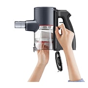 LG CordZero™ A9K-CORE2 Cordless Vacuum Cleaner, Black, Powerful Suction, Kompressor® , View of Kompressor, A9K-CORE2, thumbnail 5