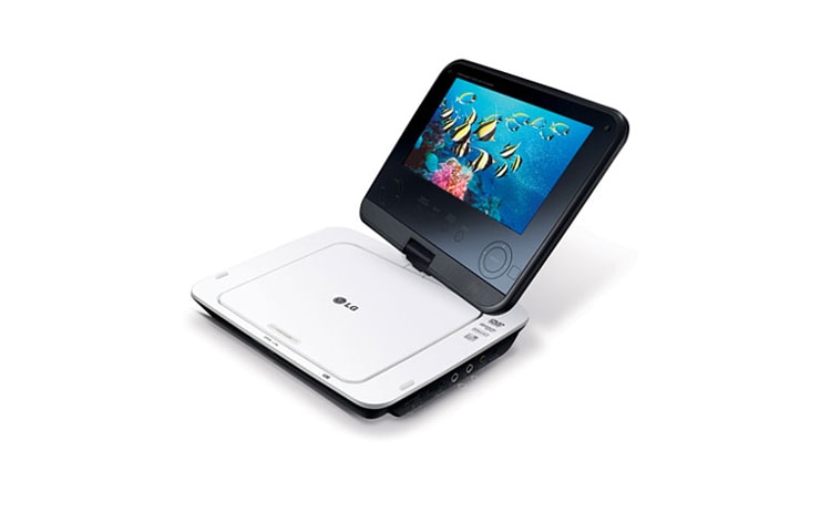 LG 7'' Portable DVD Player with USB Plus, DP472B, thumbnail 1