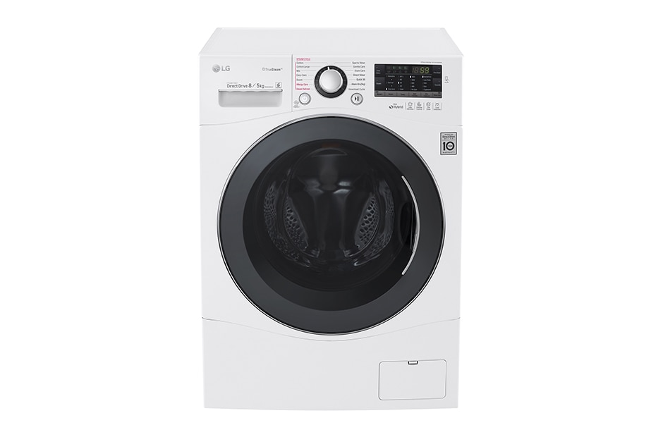LG 10KG, NON STOP WASH & DRY, 6 MOTION DD WASHING MACHINE, UNIQUE TOUCH PANEL, STYLISH CHROME DOOR						, F14U2TDHP2N