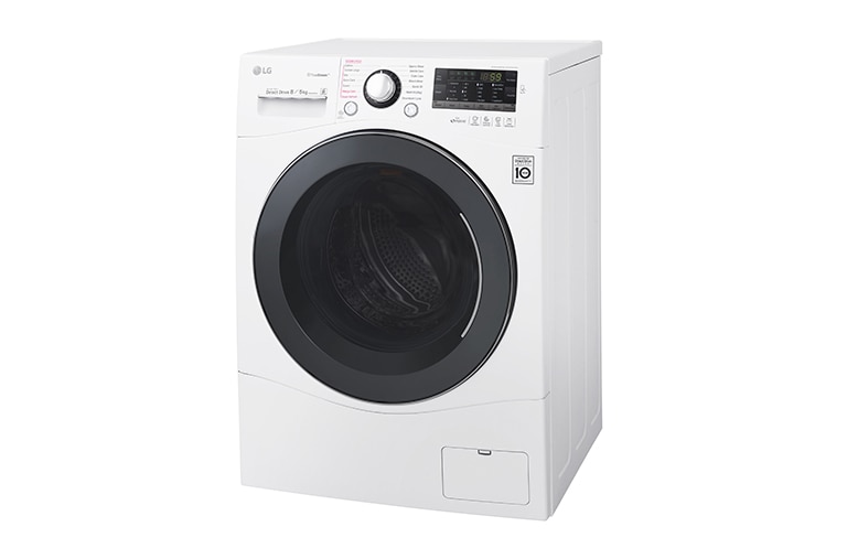 LG 10KG, NON STOP WASH & DRY, 6 MOTION DD WASHING MACHINE, UNIQUE TOUCH PANEL, STYLISH CHROME DOOR						, F14U2TDHP2N, thumbnail 8