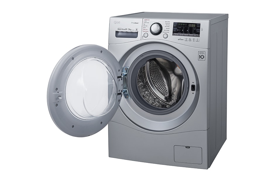 LG 10KG, NON STOP WASH & DRY, 6 MOTION DD WASHING MACHINE, UNIQUE TOUCH PANEL, STYLISH CHROME DOOR, F14U2TDHP4N, thumbnail 4