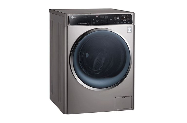 LG 10KG, NON STOP WASH & DRY, 6 MOTION DD WASHING MACHINE, UNIQUE TOUCH PANEL, STYLISH CHROME DOOR						, FH4U1JBHK6N, thumbnail 4