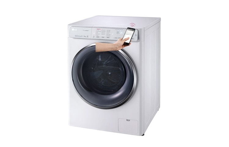 LG 10KG, NON STOP WASH & DRY, 6 MOTION DD WASHING MACHINE, UNIQUE TOUCH PANEL, STYLISH CHROME DOOR, FH4U1FCHK2N, thumbnail 5