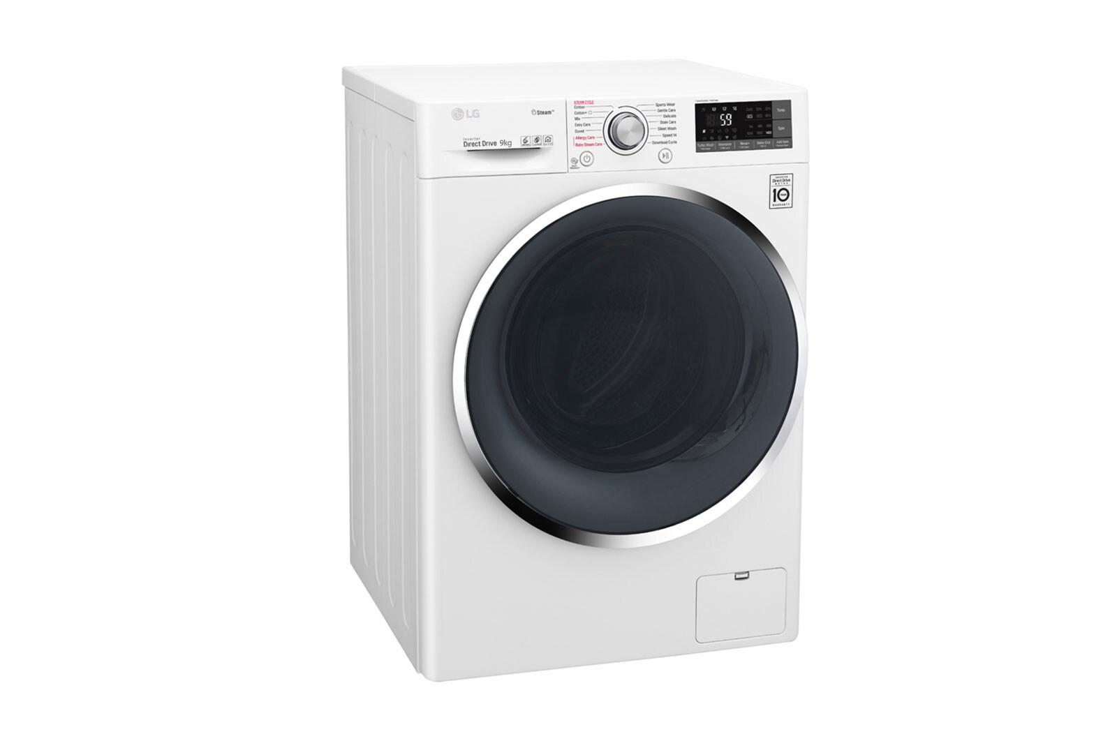LG Washer 9Kg 6 Motion Direct Drive Steam Technology Add Item