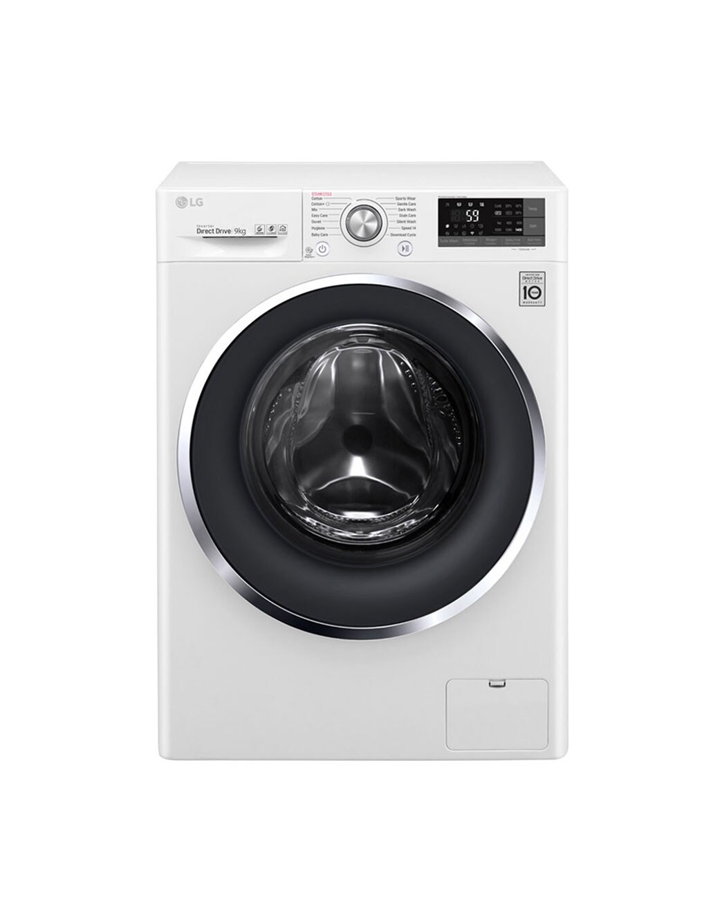 LG Washer 9Kg 6 Motion Direct Drive Steam Technology Add Item ThinQ LG UAE