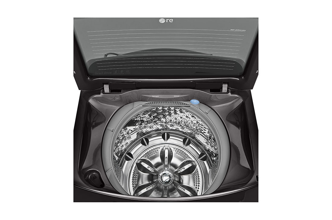 LG 19kg Top Load Washing Machine, Black, T1993EFHSKL, thumbnail 7