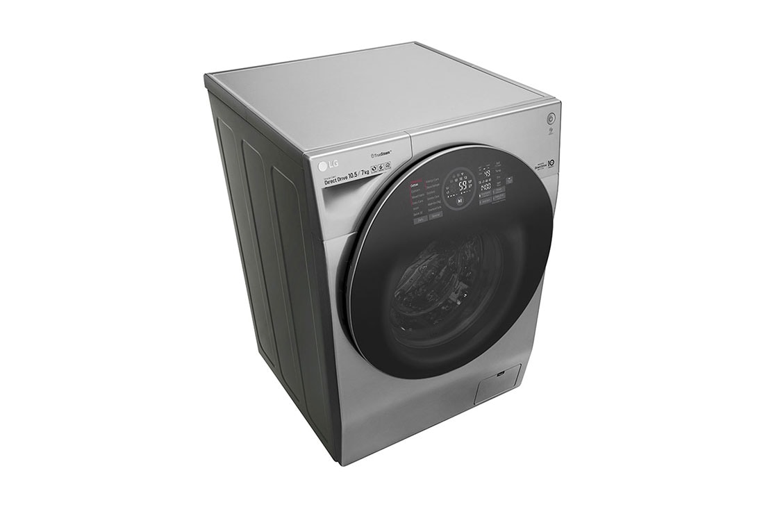 LG Washer & Dryer, 10 / 7 Kg, 6 Motion Direct Drive, Add Item, TrueSteam™, ThinQ, FH4G1JCHP6N, thumbnail 7