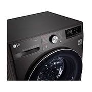 LG VIVACE 10kg Washing Machine, Black, F4V9RWP2E, F4V9RWP2E, thumbnail 4