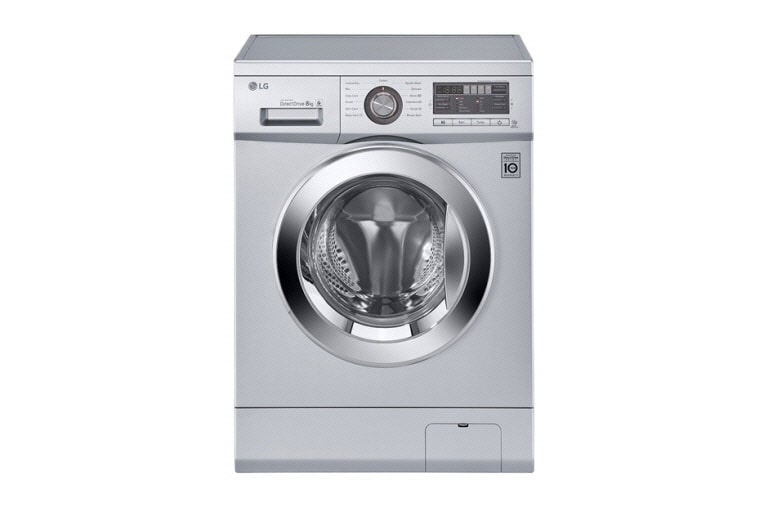 LG 8KG FRONT LOAD WASHING MACHINE, F1496ADP24, thumbnail 1