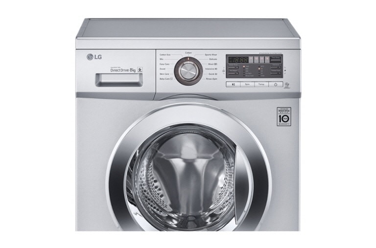 LG 8KG FRONT LOAD WASHING MACHINE, F1496ADP24, thumbnail 10