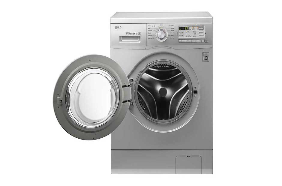 LG 6KG FRONT LOAD WASHING MACHINE, F10B8NDP2, thumbnail 2