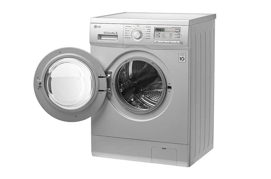 LG 6KG FRONT LOAD WASHING MACHINE, F10B8NDP2, thumbnail 6