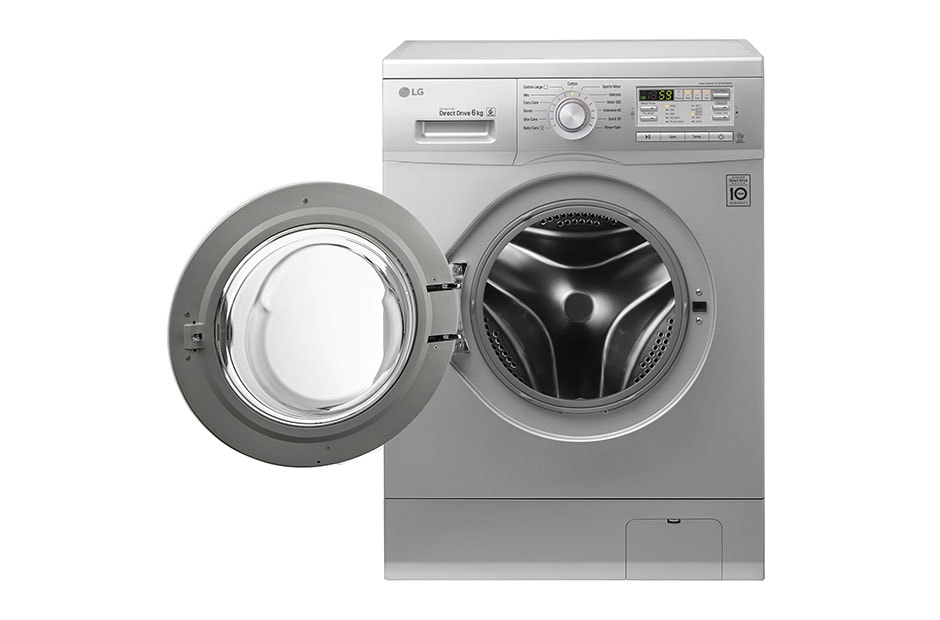 LG 6KG FRONT LOAD WASHING MACHINE, F10B8NDP25, thumbnail 3