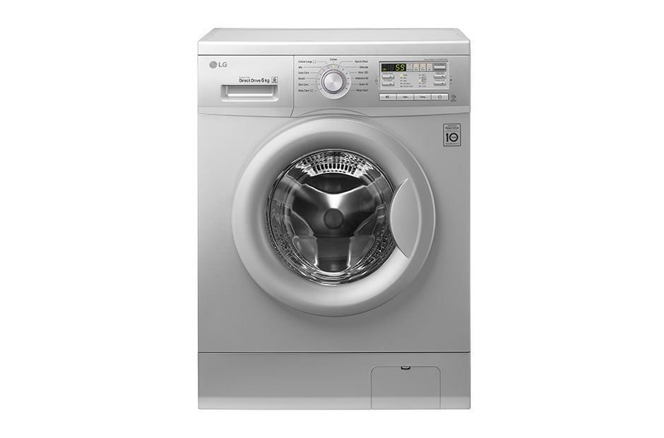 LG 6KG FRONT LOAD WASHING MACHINE, F10B8NDP25