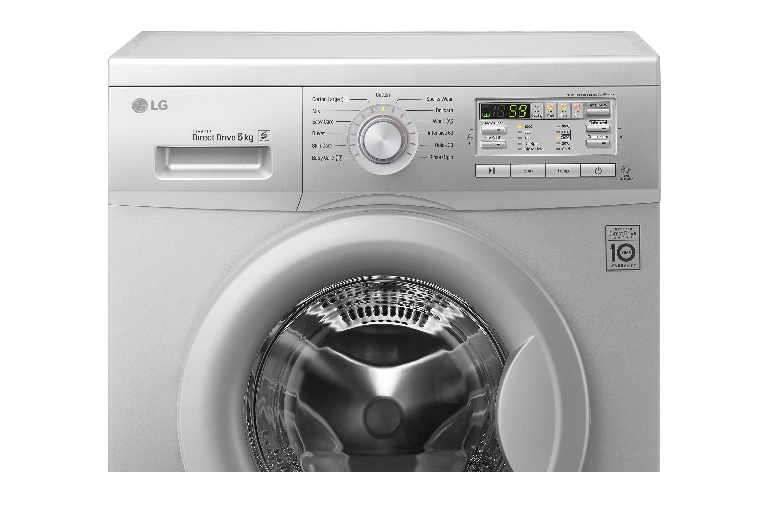 LG 6KG FRONT LOAD WASHING MACHINE, F10B8NDP25, thumbnail 2