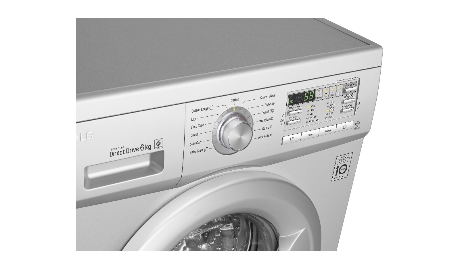 LG 6KG FRONT LOAD WASHING MACHINE, F10B8NDP25, thumbnail 9